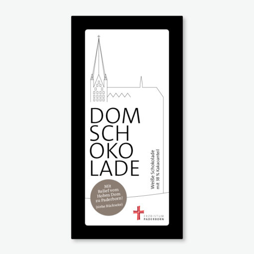 Schokolade weiß "Paderborner Dom"