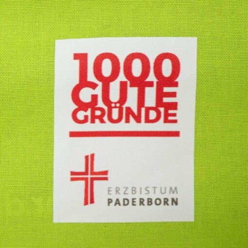 Alternative view of Turnbeutel "Komm in mein Team"