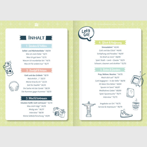 Alternative view of YOUPAX Workbook <br>„Zweifeln + Staunen!“<br/>