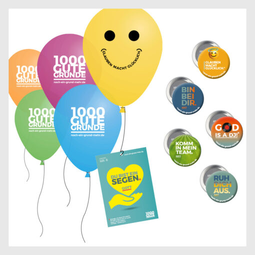 Alternative view of Ballon-Box „1000 gute Gründe“