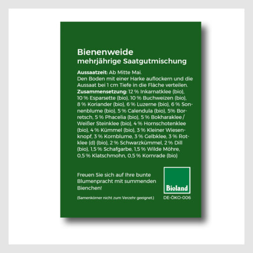 Rückseite Saattüte - 1000 gute Gründe