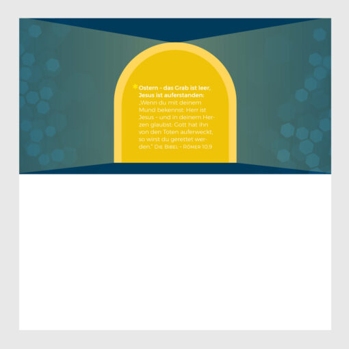 Innenseite Klappkartenmotiv - Osterkarte - Weil wir Hoffnung haben
