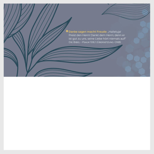 Innenseite Klappkartenmotiv - Ein guter Gedanke