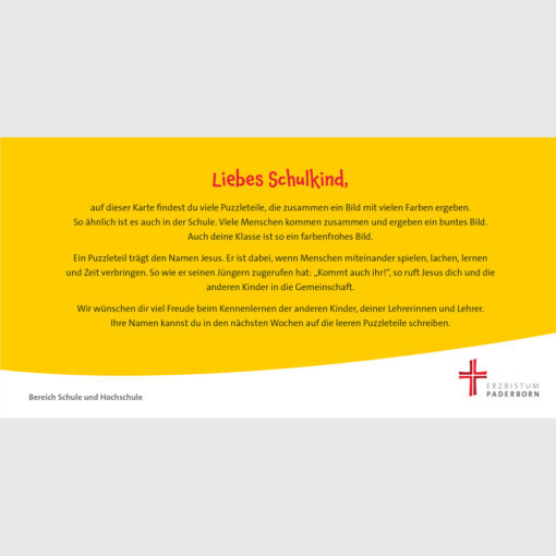 Alternative view of Klappkarte "Puzzle"