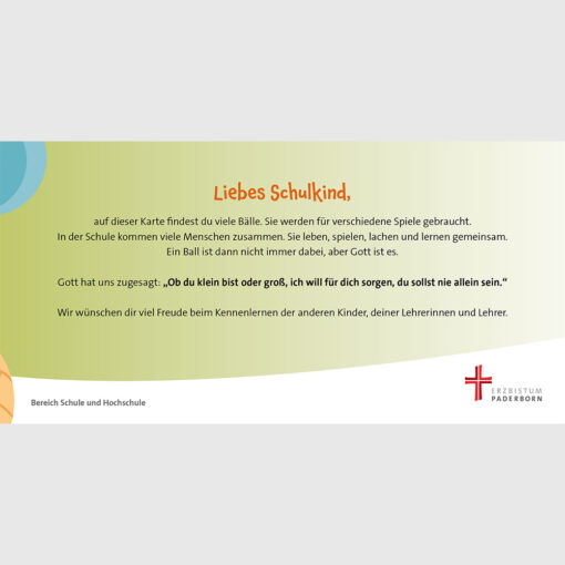 Alternative view of Klappkarte "Volltreffer"