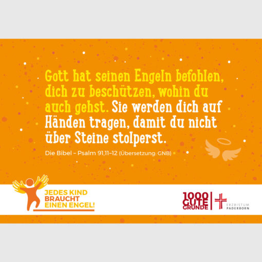 Alternative view of Segenskarte "Engel"