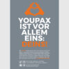 Rückseite Postkartenmotiv YOUPAX - YOUPAX ist vor allem eins: deins!