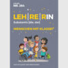 Vorderseite Postkartenmotiv Grund 264 - Lehrerin, Substantiv, Menschen mit Klasse