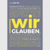 Vorderseite Postkartenmotiv Grund 325 - Wir glauben