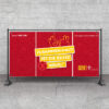 Outdoor-Banner: ZUSAMMEN:HALT! ist die beste Wahl!