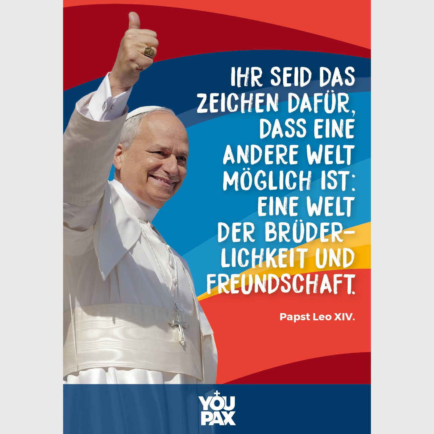 Karte "Papst Leo XIV."