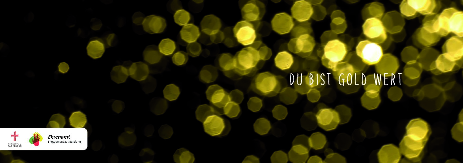Dankeschönkarte “Gold” fürs Ehrenamt