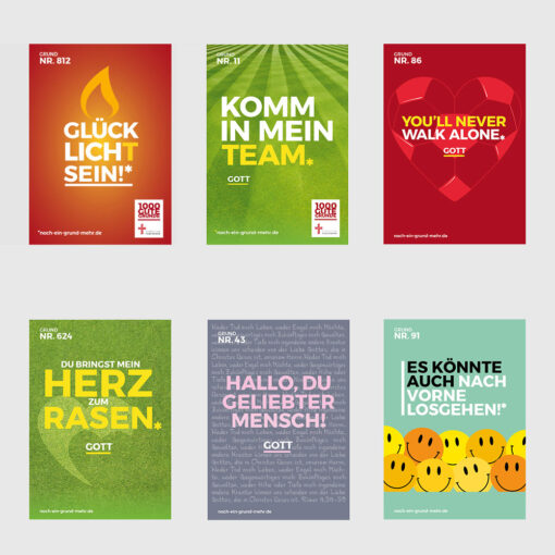 Postkarten-Set 1000 gute Gründe <br> Weihnachtssingen