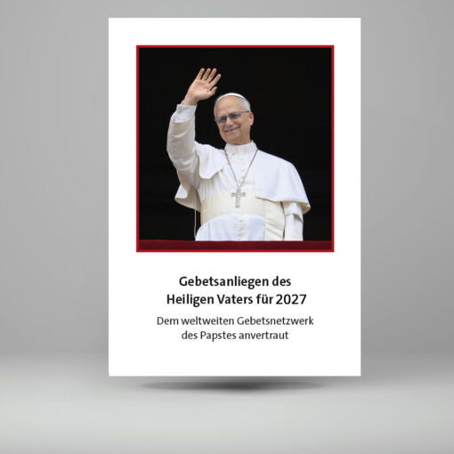 Gebetsanliegen des Heiligen Vaters 2027